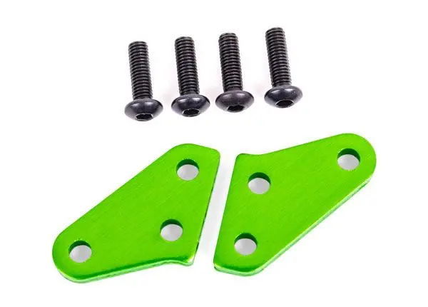 Traxxas Aluminium Steering Block Arms: Sledge (Green) 1