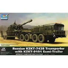 Trumpeter Russian Kzkt 7428 Tank Transporter 1/35 Model Kit 1