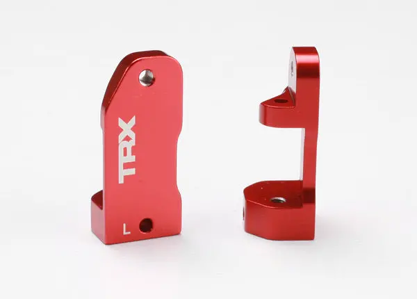 Traxxas Aluminium 6061-T6 30 Degree Caster Blocks: Red 1