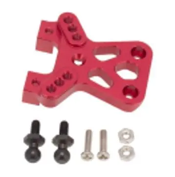 Hobby Details Aluminum Front Shock Tower: 1/18 Teton (Red) 1