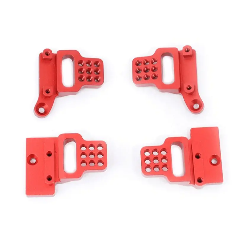 Hobby Details Aluminum Shock Mounts: Trx-4M (Red) 1