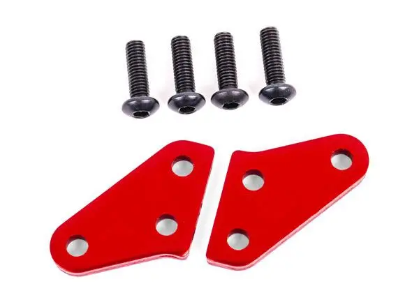 Traxxas Aluminium Steering Block Arms: Sledge (Red) 1