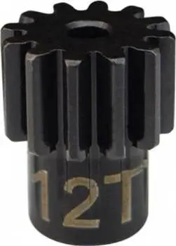 Hot Racing Steel Pinion Gear: 0.6Mod 2Mm Shaft (12T) 1