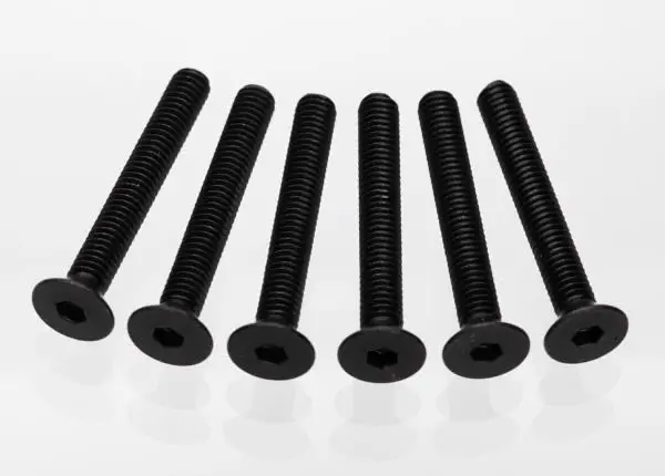 Traxxas Countersunk Machine Screws: M4x30mm (6) 1
