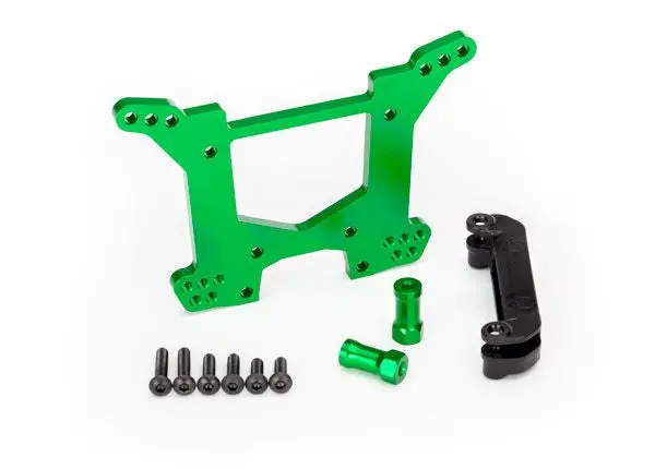 Traxxas Rear Shock Tower Aluminum 7075-T6: Green 1