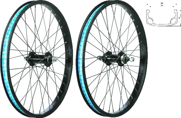 49N 20” Rear Wheel 20" 36H (Black) 1
