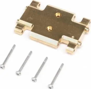 Axial Brass Chassis Skid Plate: Ax24 (19.5G) 1
