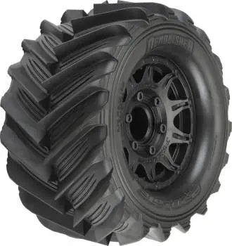 Pro-Line Demolisher 2.8” Mounted On Raid Black Wheels: 6X30 (12Mm) 1