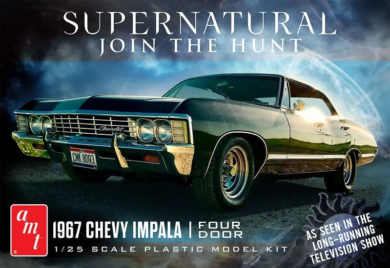Amt 1/25 Supernatural 1967 Chevy Impala Model Kit 1
