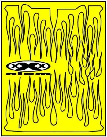 Xxxmain Paint Mask: Flames 1