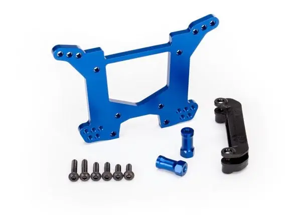 Traxxas Rear Aluminum Shock Tower 7075-T6: Blue 1