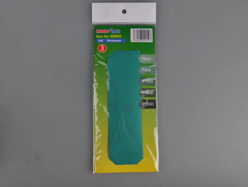 Master Tools Sandpaper P600-P2000 (5Pcs) 1