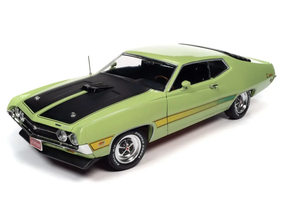 American Muscle 1971 Ford Torino Cobra 1/18 Diecast (Grabber Lime) 1