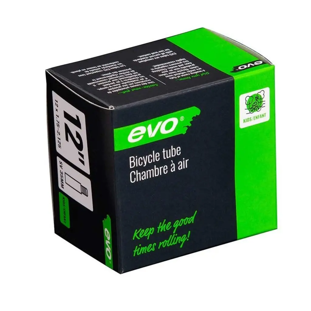 Evo Bicycle Tube 12” X 1.75- 2.125 S/V 1