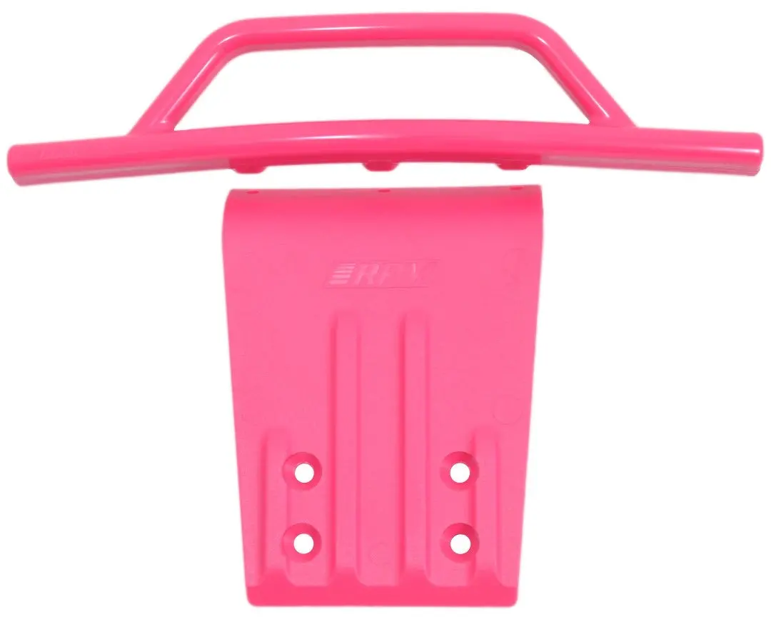 Rpm Front Bumper & Skid Plate: Traxxas Slash 2Wd (Pink) 1