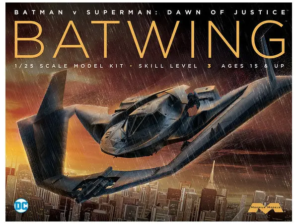 Moebius 1/25 Batman Vs Superman Batwing Model Kit 1