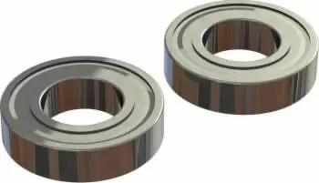 Arrma Metal Shielded Ball Bearing: 12X24x6mm (2) 1