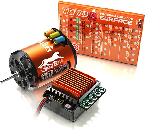 Sky Rc 1/10 Cheetah Sensored Power System W/Programming Card (21.5T) 1