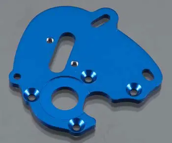 Traxxas Motor Plate: 550 Motors (Blue) 1