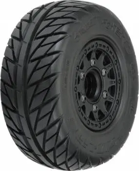 Pro-Line Street Fighter Sc Tires Mtd Raid Rims: Black (Slash 2/4Wd) 1