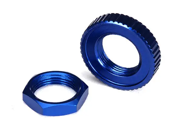Traxxas Aluminum Servo Saver Nuts (Blue) 1
