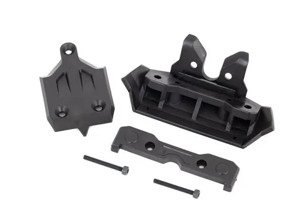 Traxxas Front Bumper Skidplate And Tie Bar Mount: Sledge 1