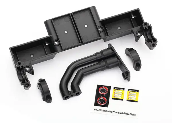 Traxxas Chassis Tray Driveshaft Clamps, Fuel Filler: Udr 1