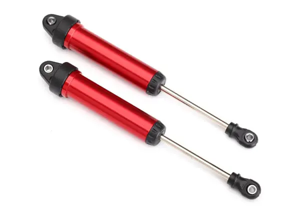 Traxxas Front Gtr Shocks 134Mm W/O Springs: Udr (Red) 1