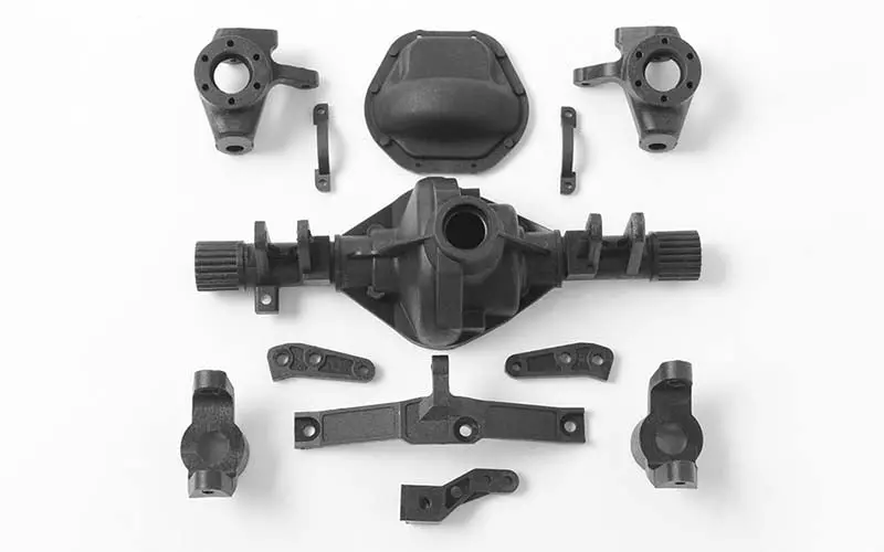 Rc4wd D44 Plastic Front Axle Replacement Parts 1