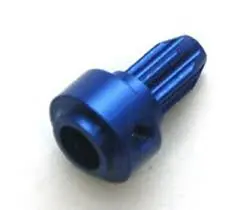 Strc Aluminum Front Center Shaft Drive Hub (Blue) Traxxas Slash 4X4 1
