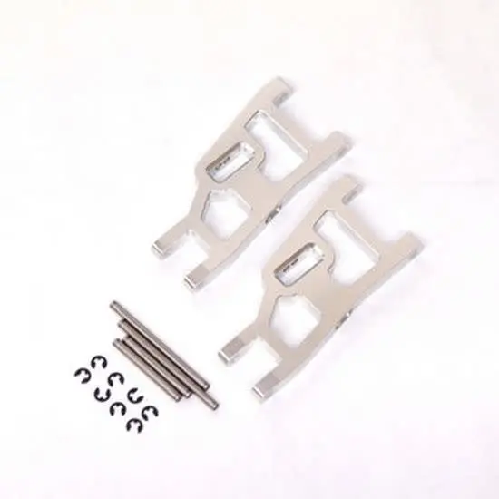 Strc Cnc Aluminum Front A-Arms Traxxas 2Wd (Silver) 1