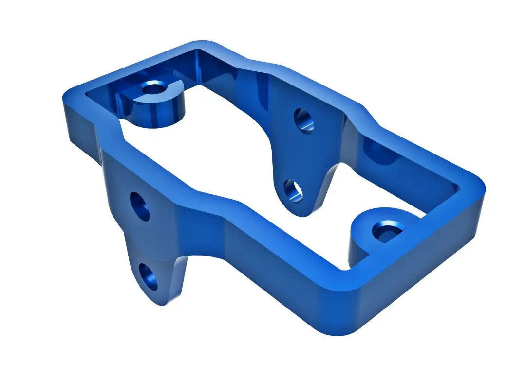 Traxxas Aluminium 6061-T6 Servo Mount: Trx-4M (Blue) 1