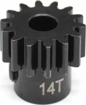 Hot Racing Hardened Steel Pinion: Mod 1.5 8Mm (14T) 1
