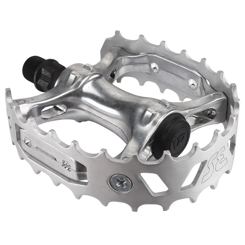 Se Bikes Bear Trap Pedals (Silver) 1
