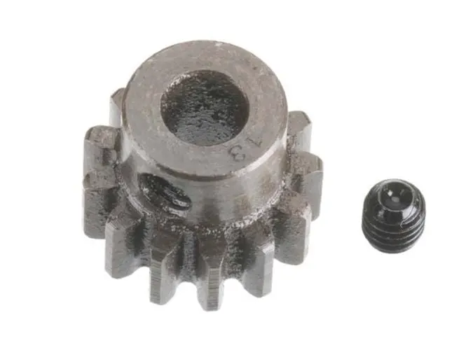 Robinson Racing Extra Hard Steel Pinion: Mod1 (13T) 5Mm Shaft 1