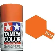 Tamiya Acrylic Spray: Ts-12 (Orange) 1