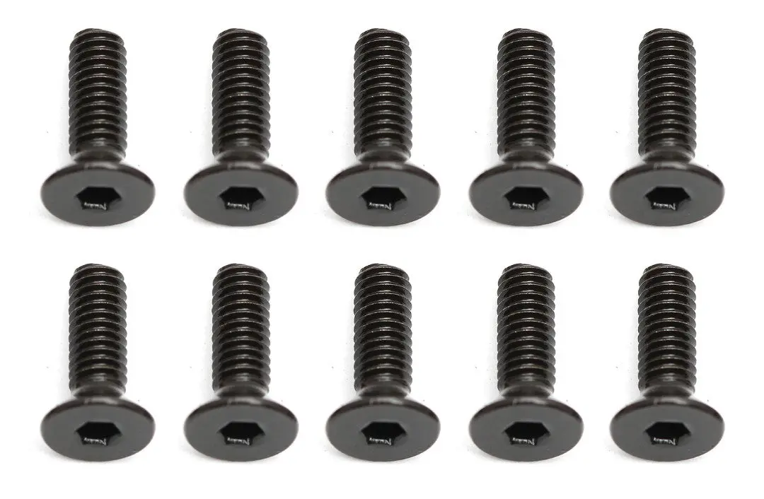 Team Associated Flathead Countersunk Screws: M2.5X8mm (10) 1