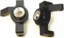 Strc Cnc Aluminum Steering Knuckles (Black): Axial Wraith/Deadbolt 1