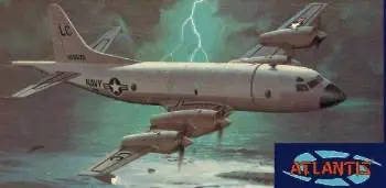 Atlantis 1/115 P-3A Orion Anti Sub Bomber Model Kit 1