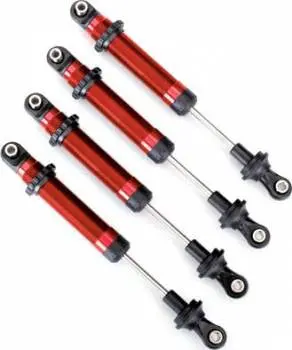 Traxxas Aluminum Gts Shocks W/O Springs: Trx-4 Long Arm Kit (Red) 1