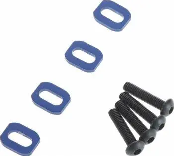Traxxas Aluminum Motor Mount Washers (Blue) 1