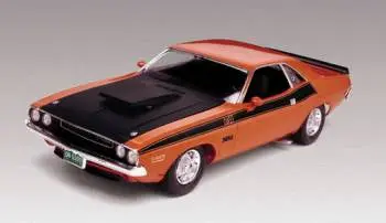 Revell 1/24 Streetburner 1970 Dodge Challenger T/A 2’N1 Model Kit: Level 4 1