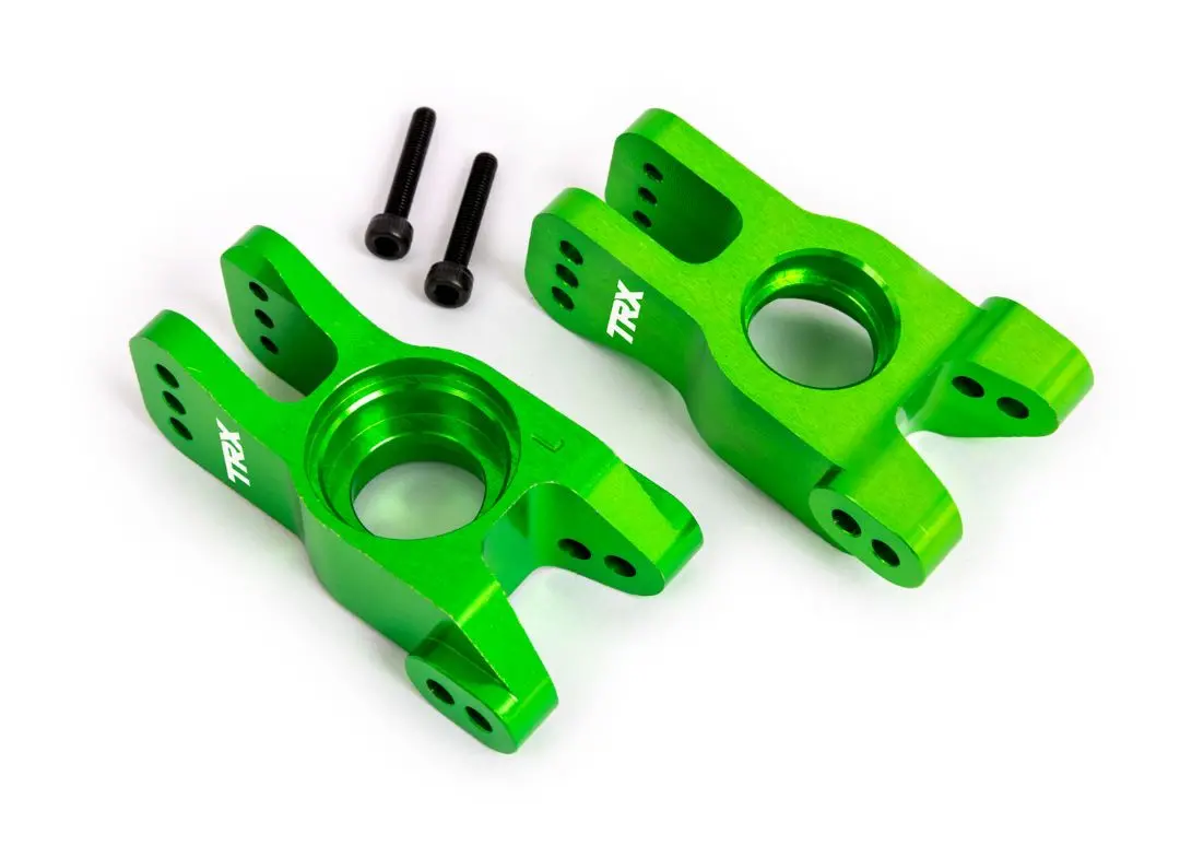 Traxxas Rear Stub Axle Carrier 6061-T6 Aluminum: Sledge (Green) 1