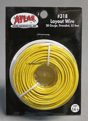 Atlas Stranded Wire: 20 Gauge (Yellow) 1