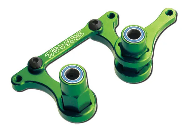 Traxxas Aluminum Steering Bellcrank And Drag Link 6061-T6 (Green) 1