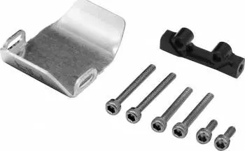 Hot Racing Stainless Steel Front Or Rear Axle Skid Plate: Scx24 1