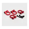 Hot Racing 1/10 Scale Aluminum Tow Shackles (4) 1