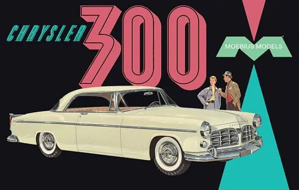 Moebius 1955 Chrysler 300 1/25 Model Kit 1