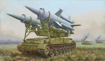 Trumpeter 1/72 Soviet 2K11a Tel W/9M8m Missle “Krug-A” Model Kit 1