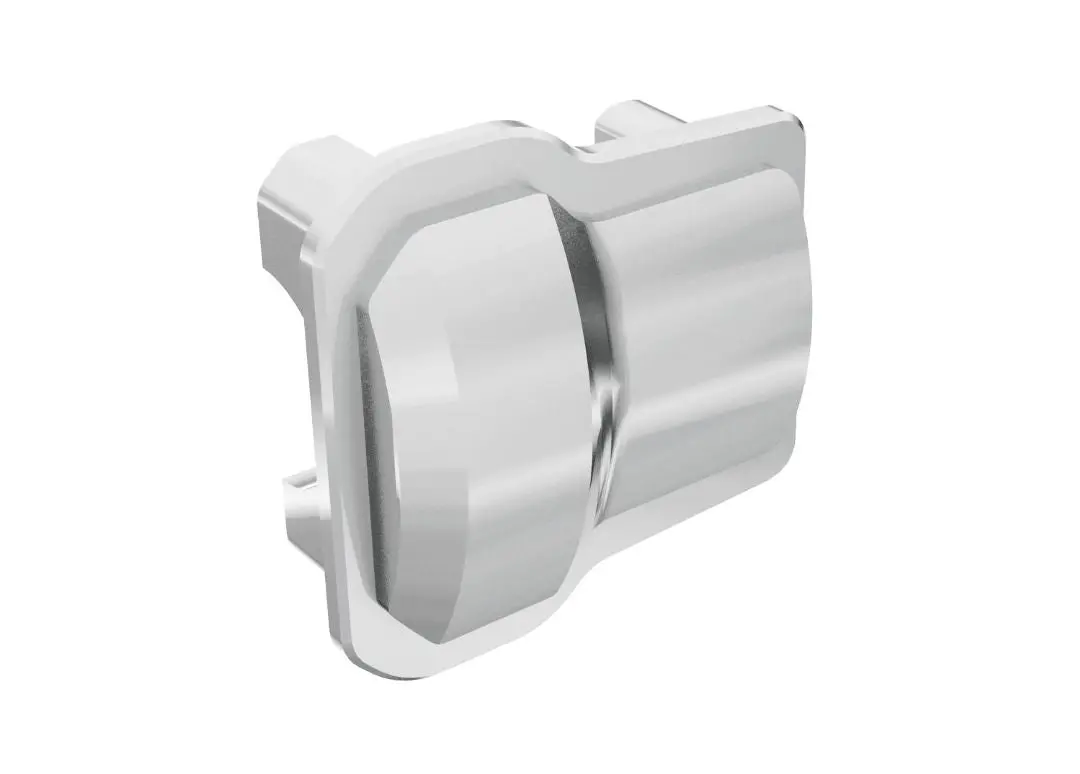 Traxxas Front And Rear Diff Cover: Trx4-M (Satin Chrome) 1